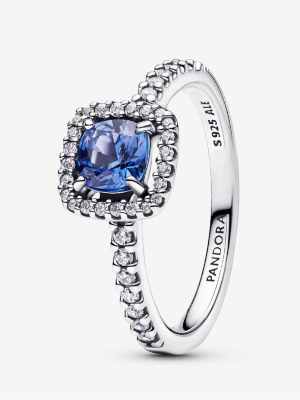 Pandora💙 Sparkling Square Blue Halo Ring
Sterling silver